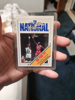 RARE 1990 NATIONAL SPORTS DAILY MICHAEL JORDAN PROMO CARD