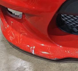 Front Bumper To A 2020 Charger RT Color Trio Red Thumbnail