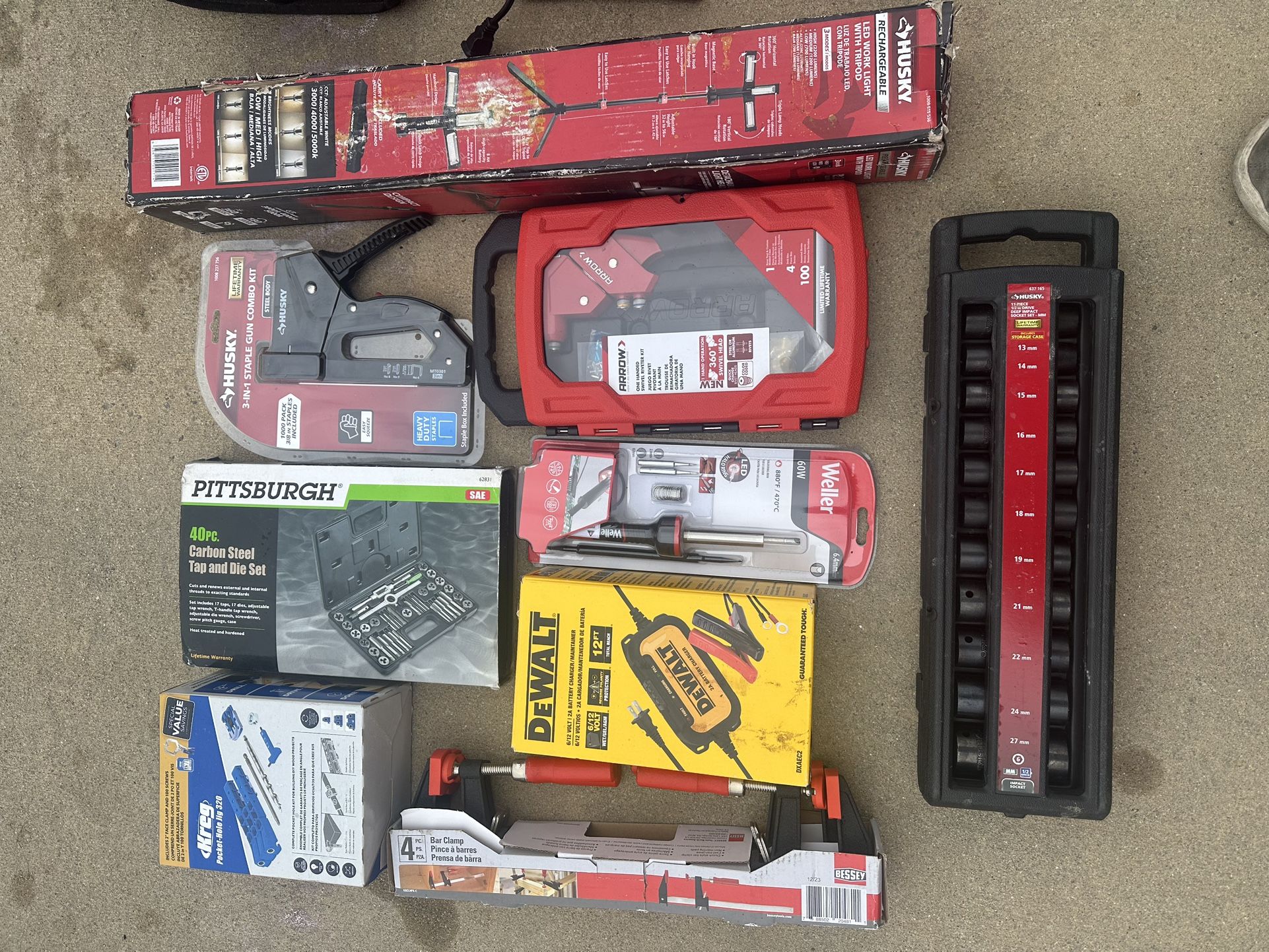 New And Used Tools. Milwaukee, Dewalt, Kreg Jig..