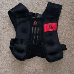 Reebok Delta Weight Vest, 20lb, Black, Adjustable, Unisex Sizing