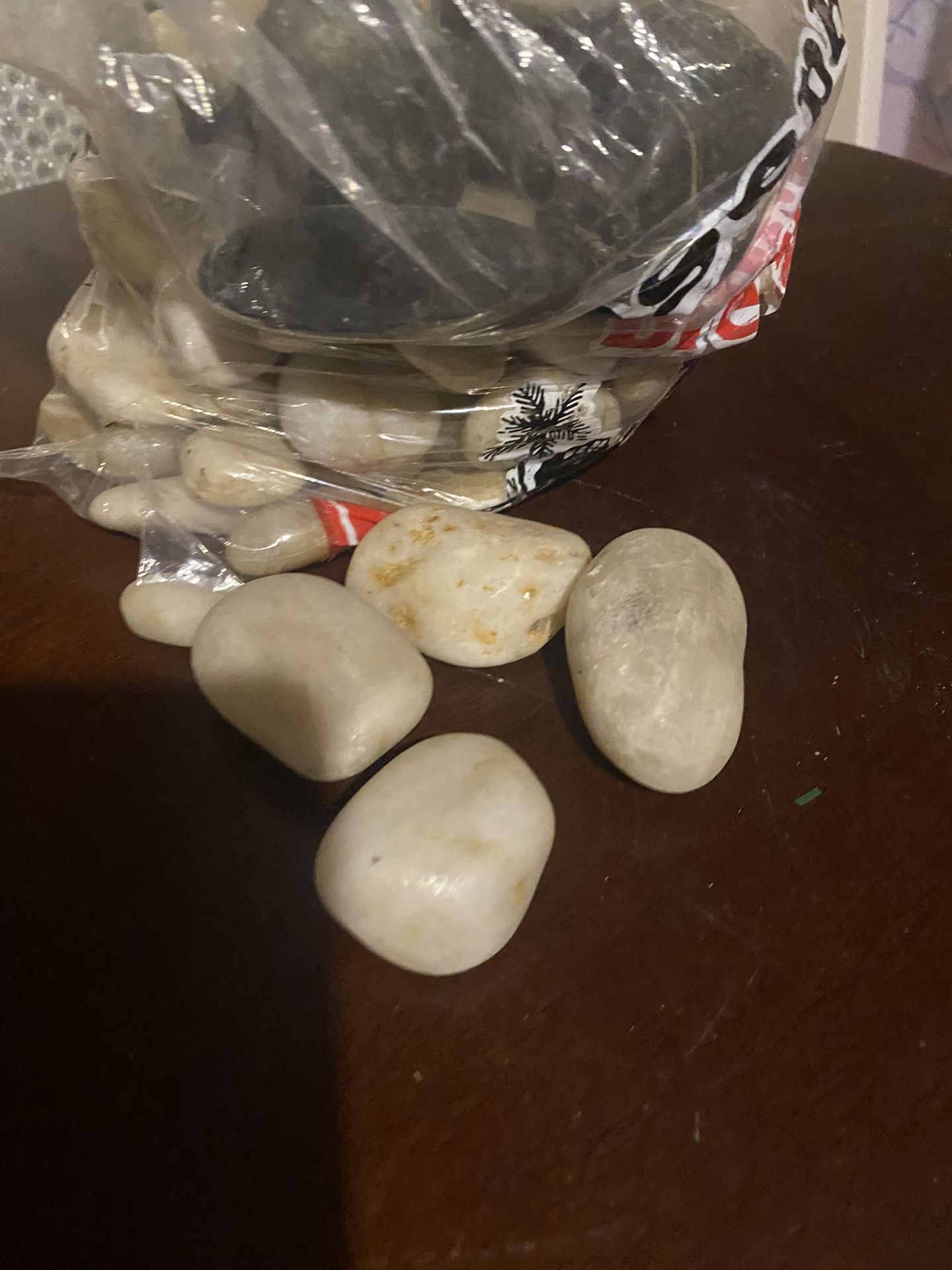 Bag Of Decorative Rocks For Floral Arrangements