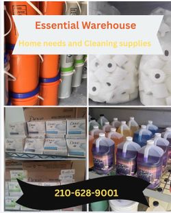 Cleaning Supplies, Toilet Paper , Moving Boxes