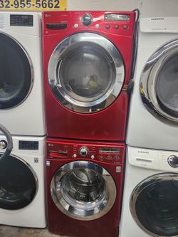 LG SET STEAM WASHER AND ELECTRIC DRYER 👌 