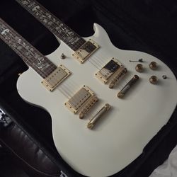 Davison Double Neck Electric Guitar 12/6