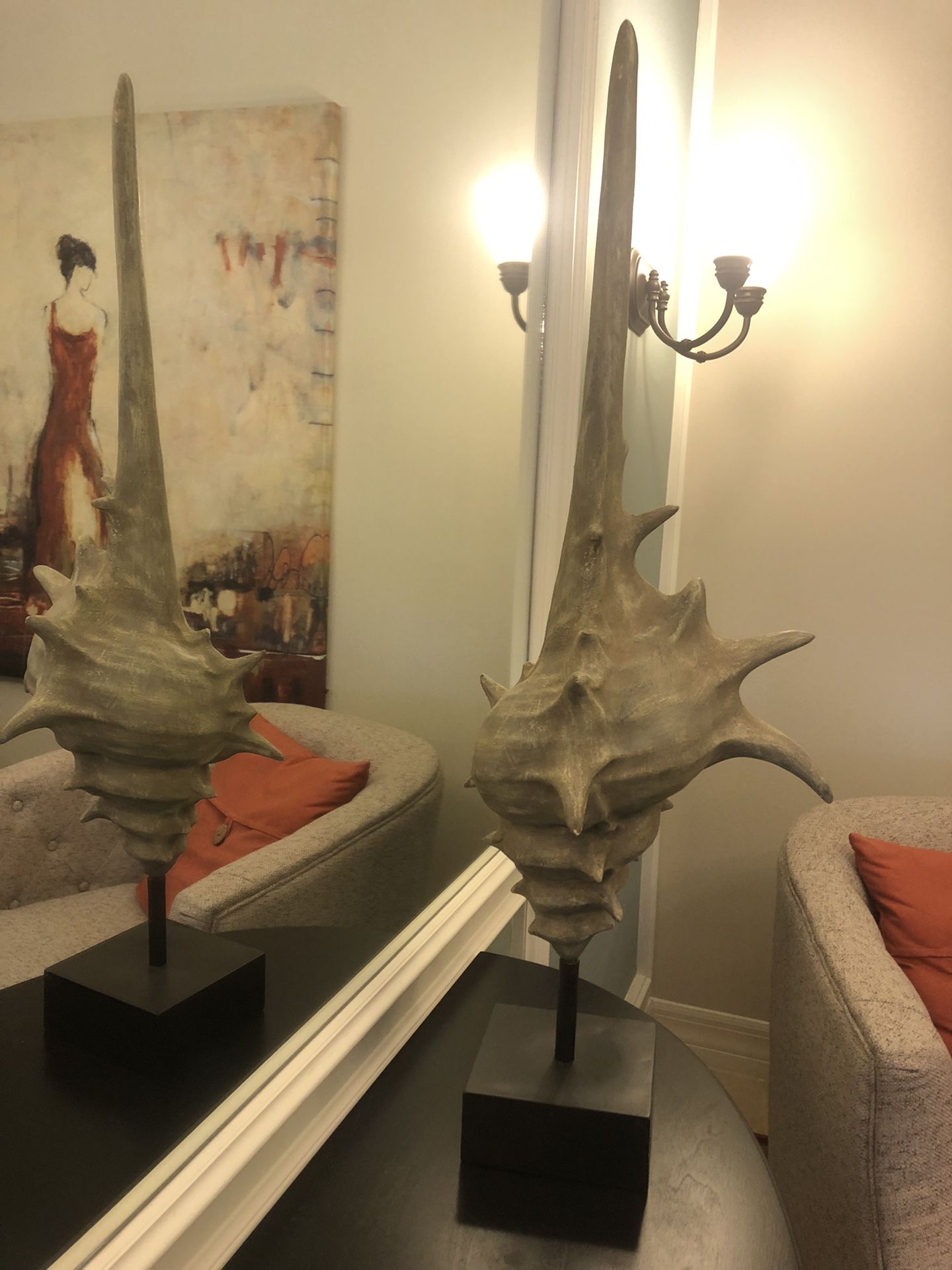 Large Decorative Seashell Piece