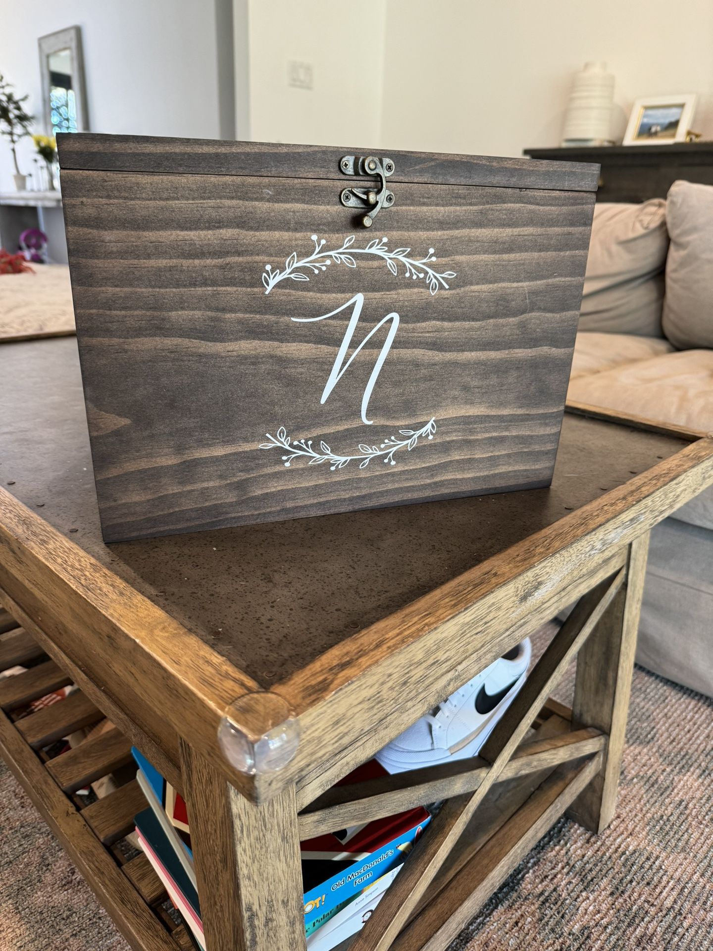 Wood Wedding Card box