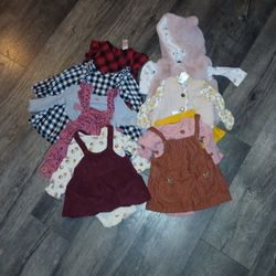 7 Sets Girl Cloth 6-9 Month