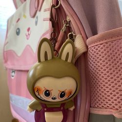 Labubu keychain Face- changing Labubu