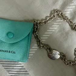 Tiffany & Co. Oval Sterling Silver Choker