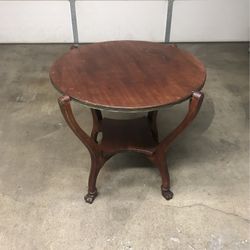 Hunzinger Antique Oak Flip Top Game Table