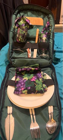 Picnic set for 2 in Backpack