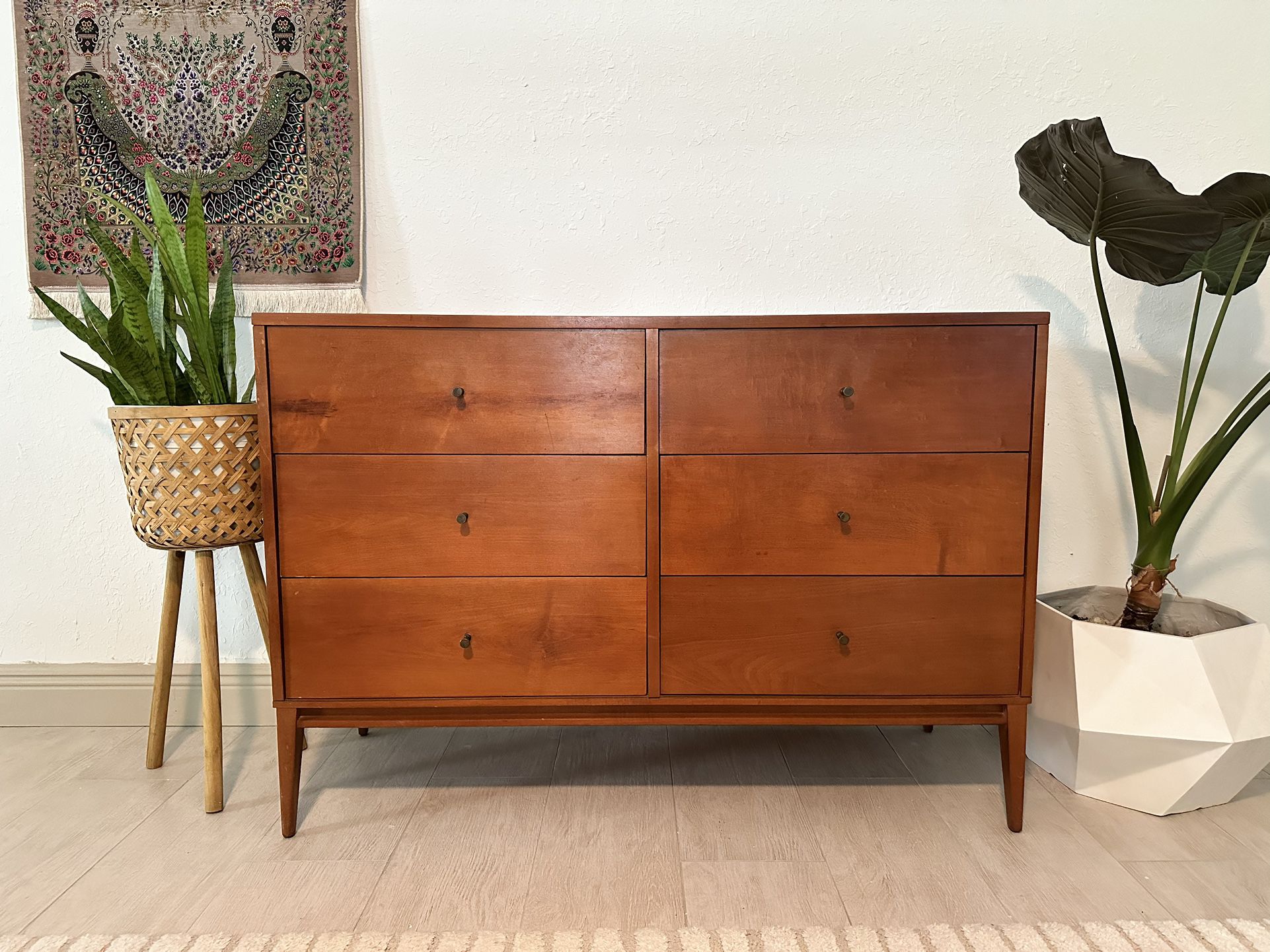 Mid Century 6 Drawer Dresser - Beautiful Condition - Authentic Paul McCobb