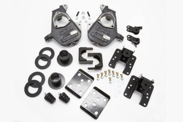 3″/5″, 4″/6″ Lowering Kit, 2007-2013 GM 1500 Trucks, 2wd, Spring Drop (#34060)