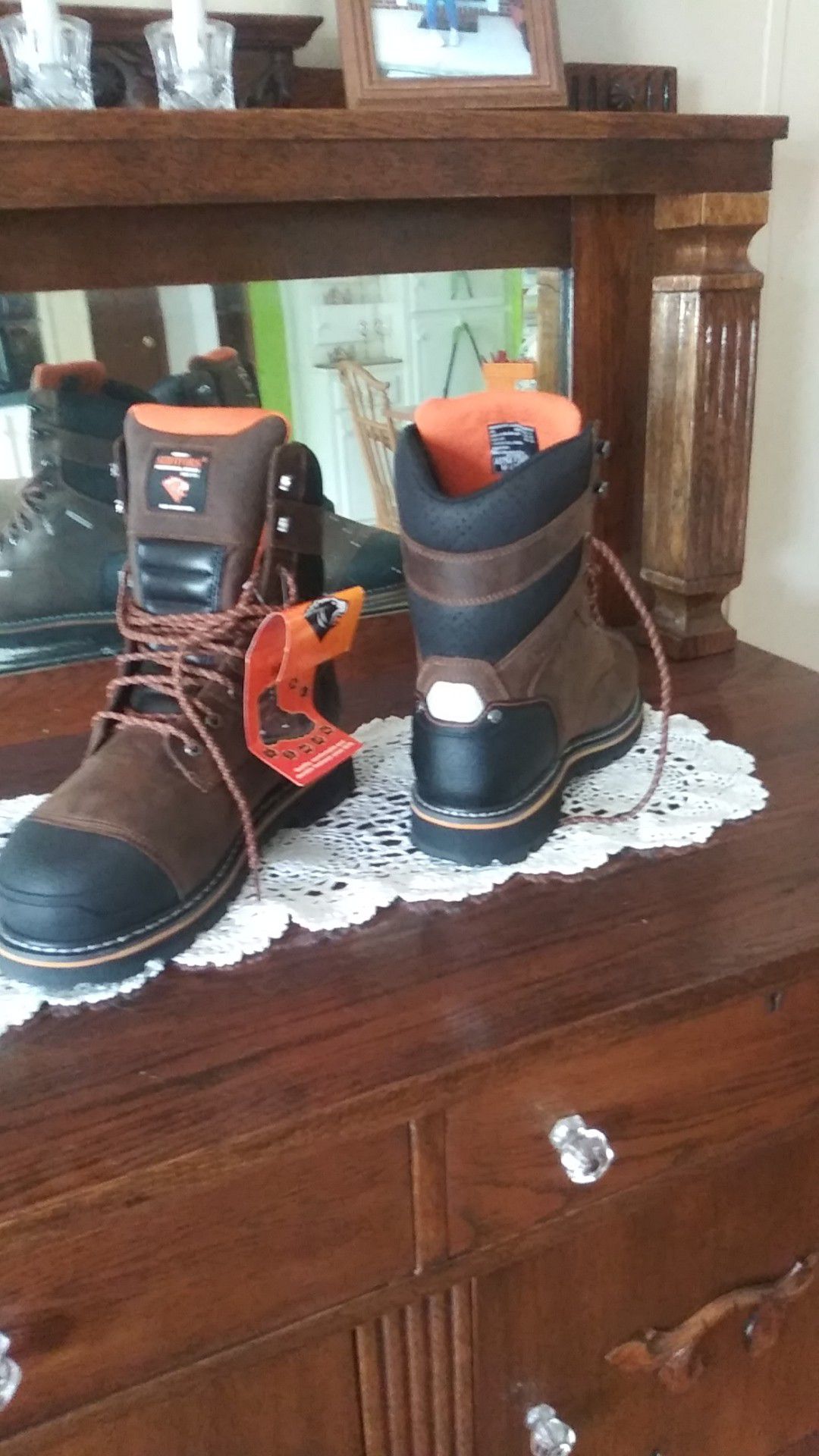 Herman survivors Professional Series steel toe work boots size 10
