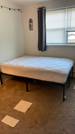 Full size mattress and frame