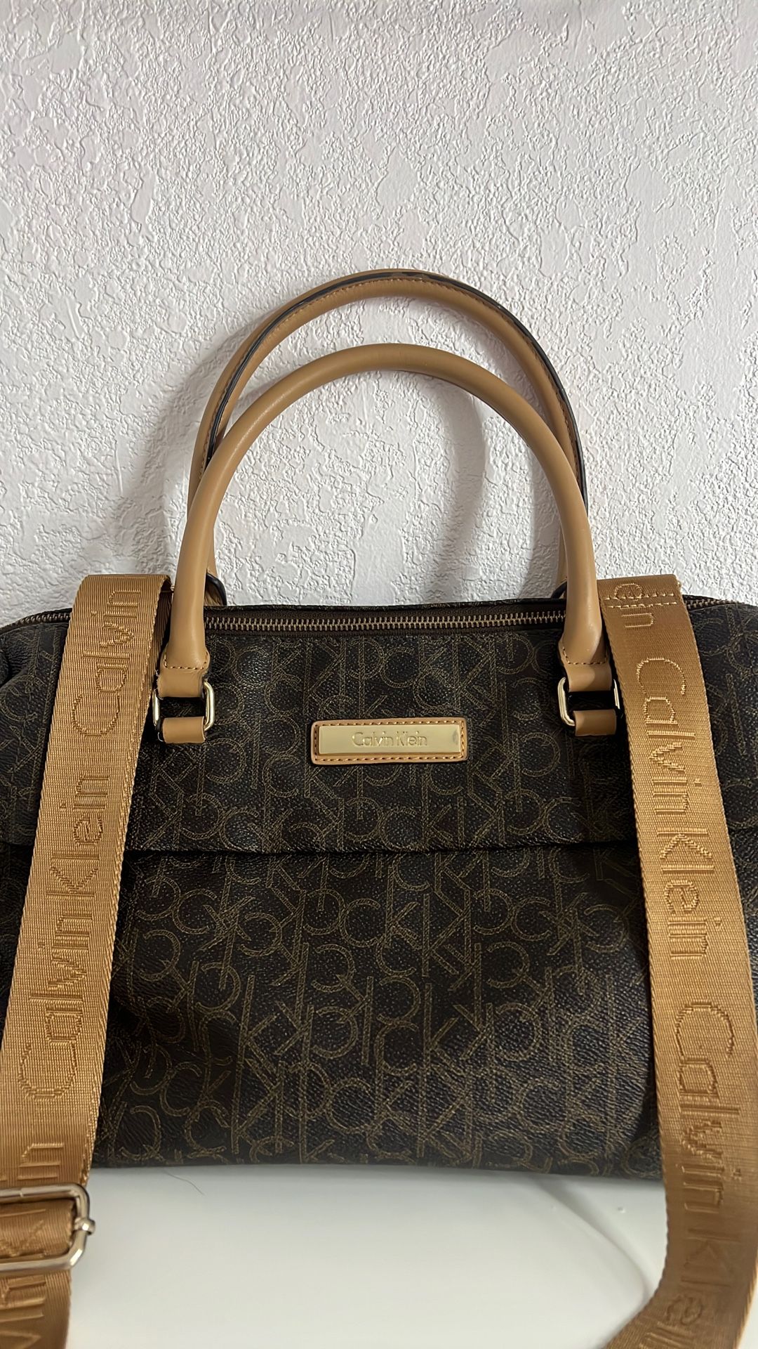 Brown And Gold Calvin’s Klein Bag