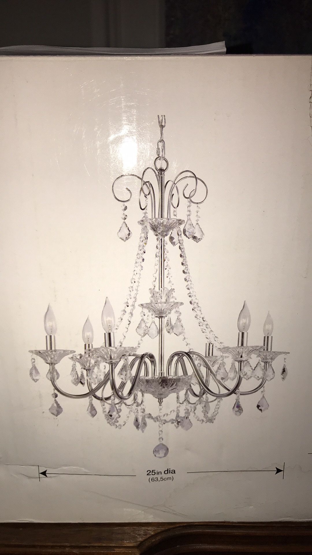 New in Box Crystal Chandelier REDUCED!!