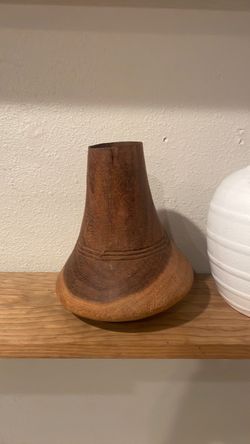 Wood Decorative vase