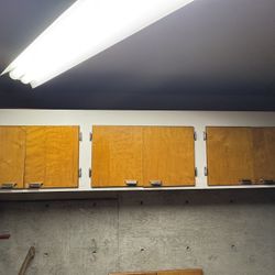 Vintage Wood Cabinets + Doors (1949) – $50 OBO