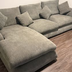 Mario Capasa Feathered Sectional (110inch)