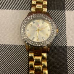 Gold Isaac Mizrahi watch