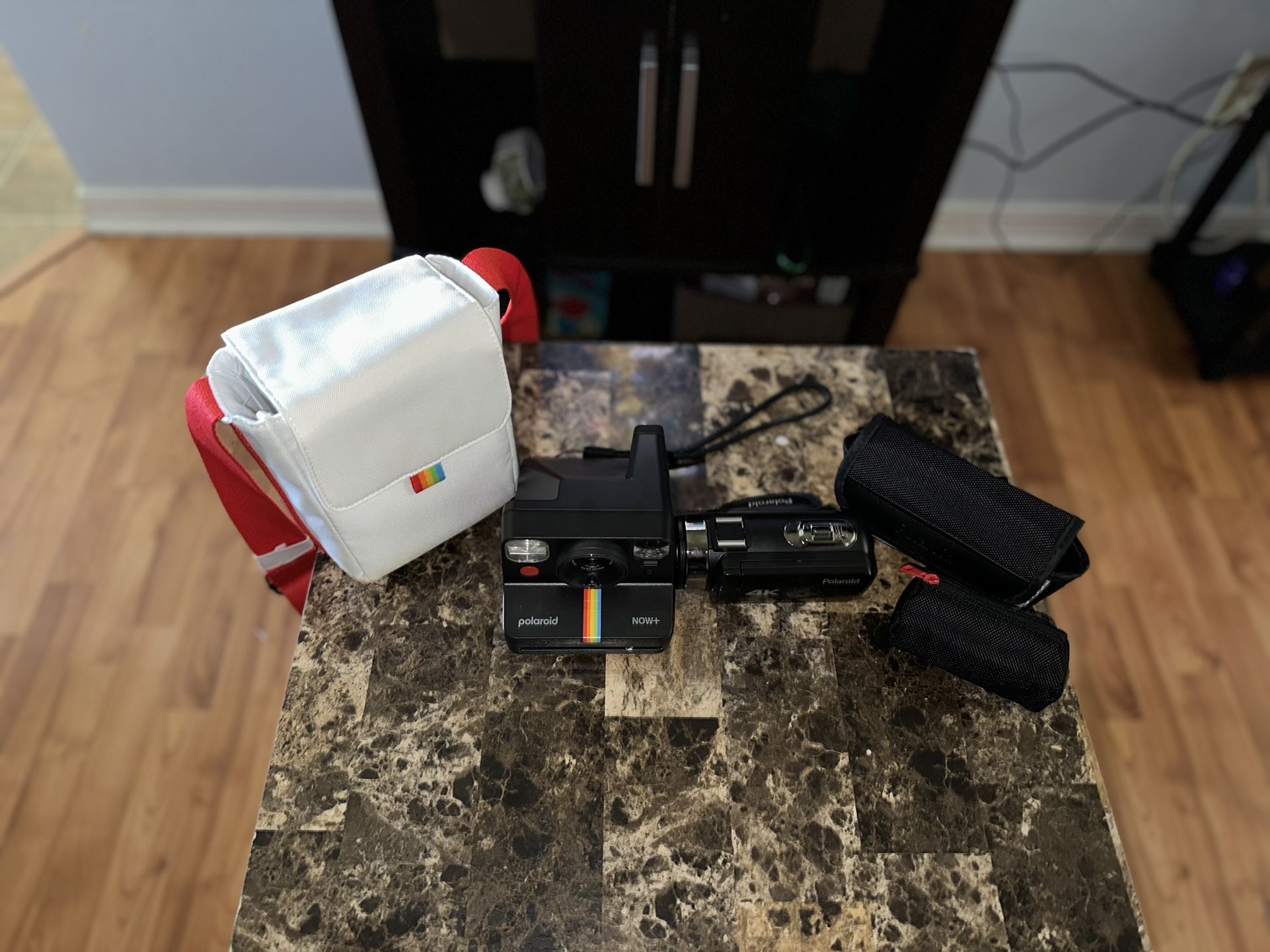 Polaroid Camera And Video Camera 4k