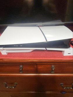 2 different PS5 slim with 2 controllers & stands