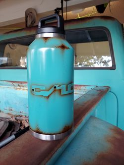 Painted to Match Patina tumbler