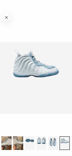 Nike Air Foamposite One White Blue Sneakers