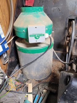 8" Hydrofarm Duct Fan With Charcoal Filter And Speed Controller