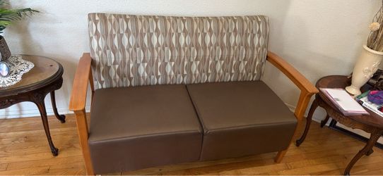 Wooden Loveseat/Settee