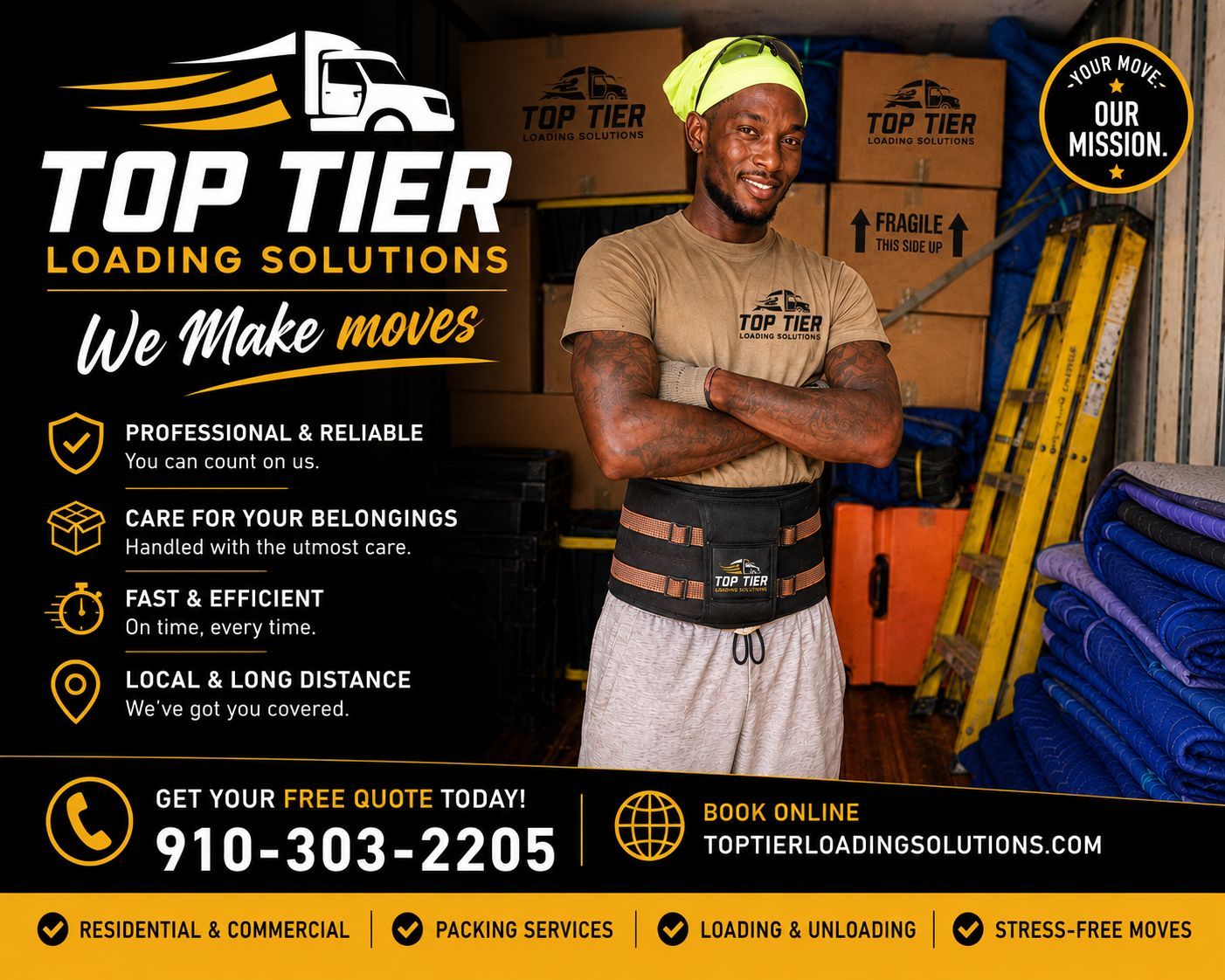 **Professional Movers** Top Tier Loading Solutions GREAT PRICE