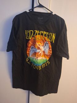 Led Zepplin US Tour 1975 2XL Shortsleeve