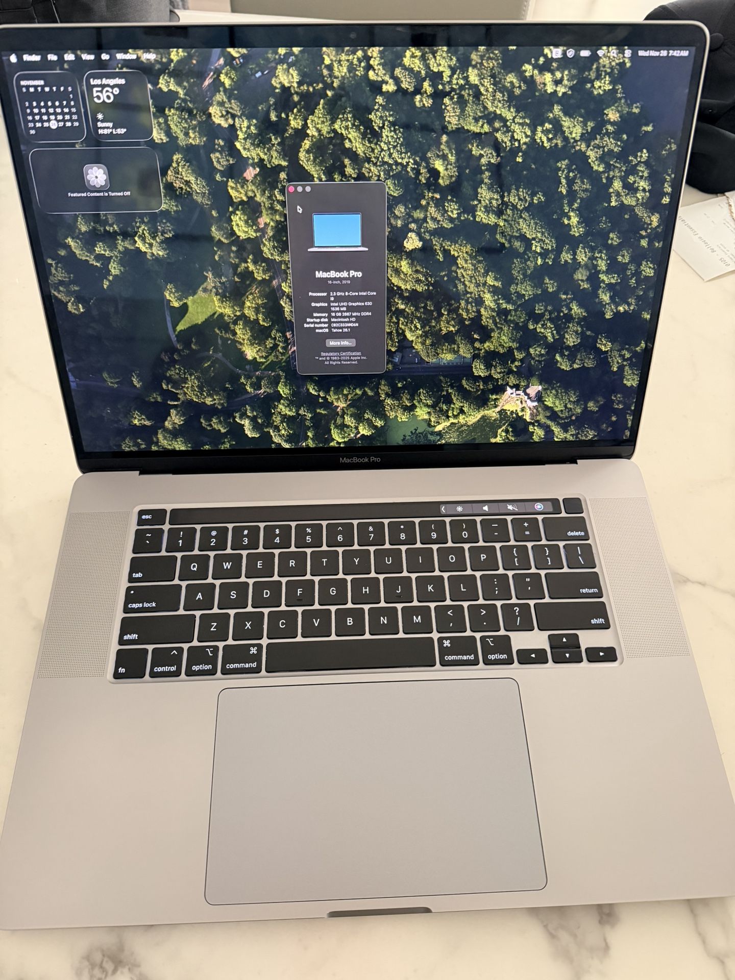MacBook Pro (MBP) i9 2.3ghz 16GB Ram 1TB