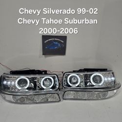 Chevy Silverado 1999-2002 Headlights 