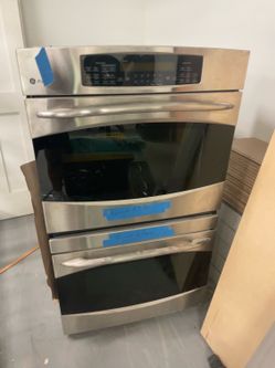 GE Profile Stainless steel Double wall oven built in electric