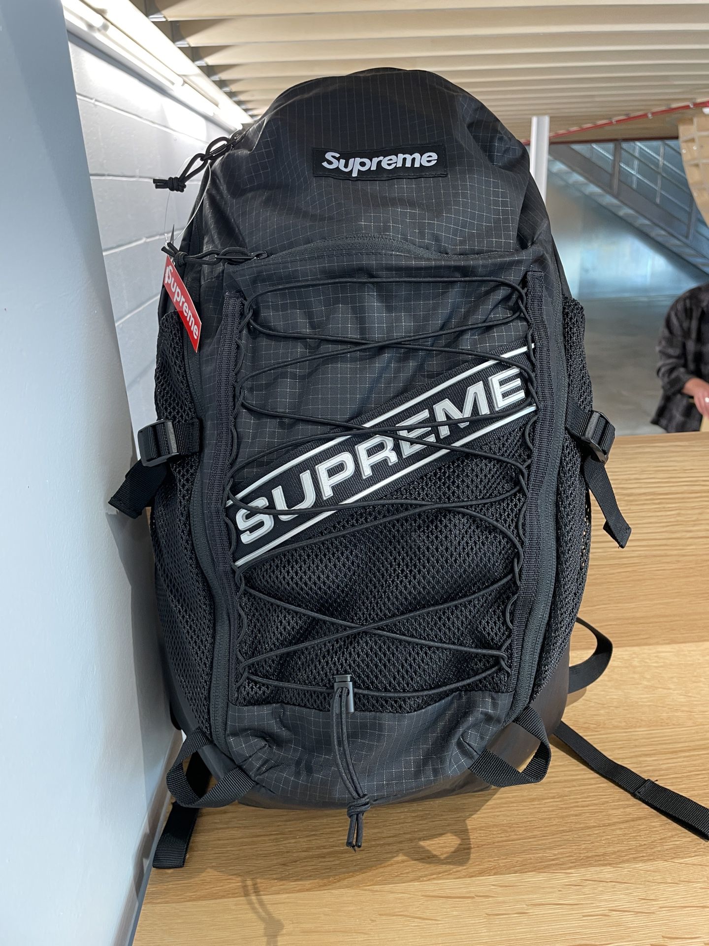 Supreme LV Black Leather Backpack for Sale in Long Beach, CA - OfferUp