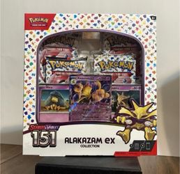 Pokemon TCG Scarlet&Violet 151 Alakazam Collection box