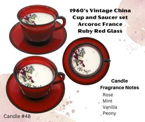 Tea Cup Candle Set