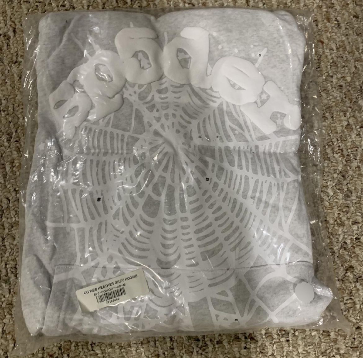 Grey OG Sp5der Hoodie
