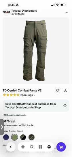 Tactical Distributors Td Cordell Combat Pants V2