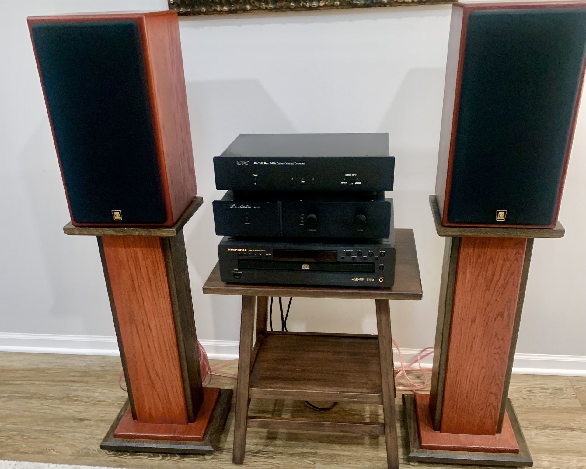 Stereo System including CD Changer, Amplifier, Converter & SLS Speakers 