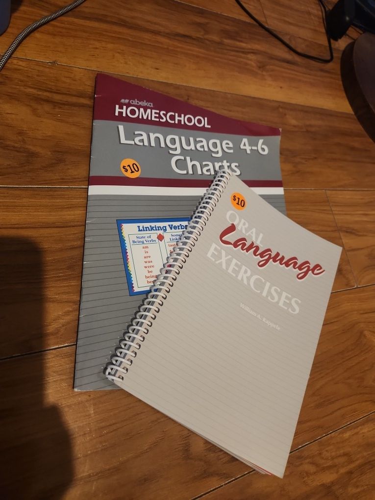 Abeka Oral Language Exercises/ Charts ($10EACH)