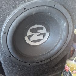 Subwoofer And Amplifier 