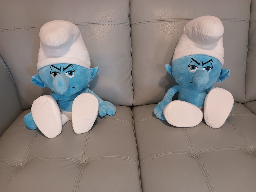 2013 Smurfs Plushies 20" Tall