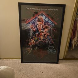 Stranger Things Framed Poster