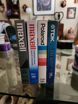 VHS Video Tapes. Used.