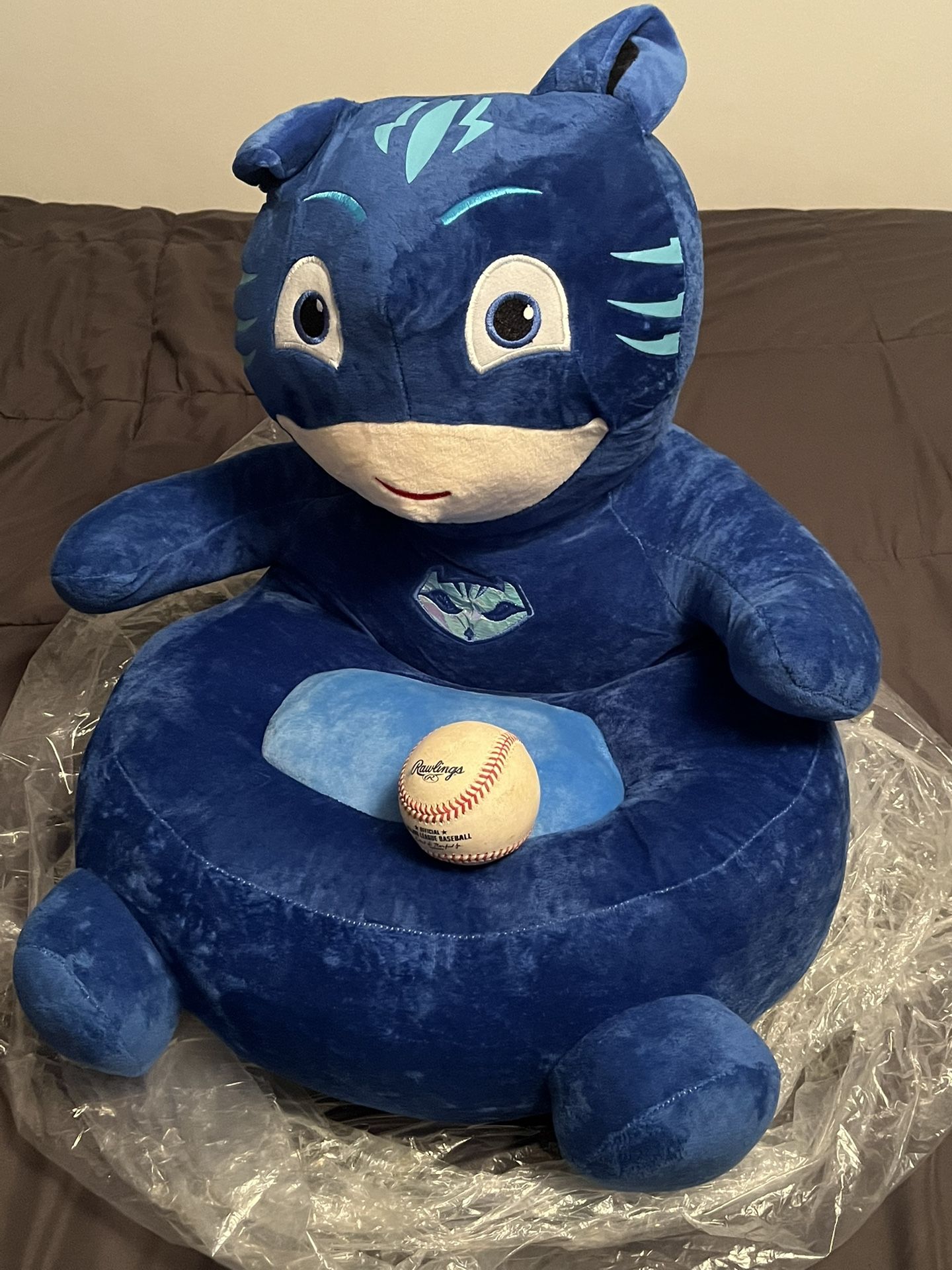 Soft plush children’s chair.  New PJ Masks