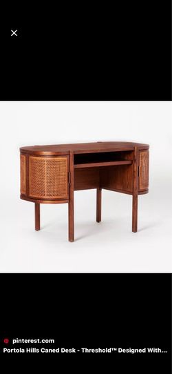 Portola Hills Caned Desk from Threshold™ designed with Studio McGee at Target.