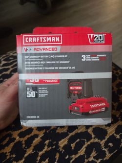 V20 Craftsman advanced battery (3 AH) charger & kit